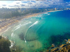 Manly Beach Aerial View